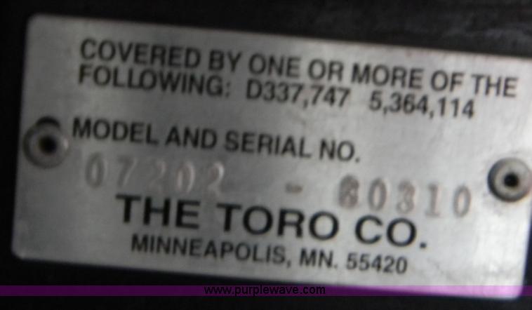 image for item I9759 1998 Toro Workman 3200 utility vehicle