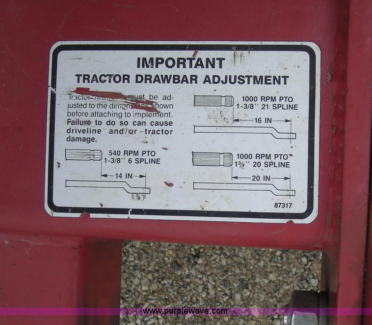 image for item I9760 2000 Bush Hog TDM11 turf mower