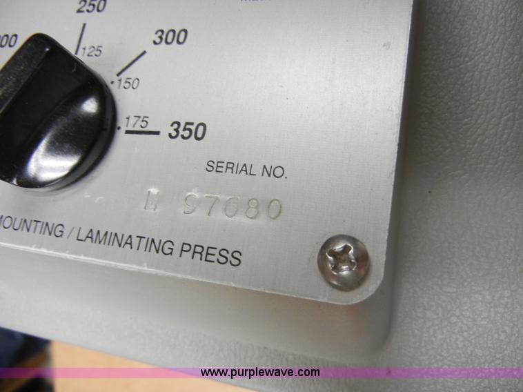 image for item J9294 Commercial 210M dry mounting laminating press