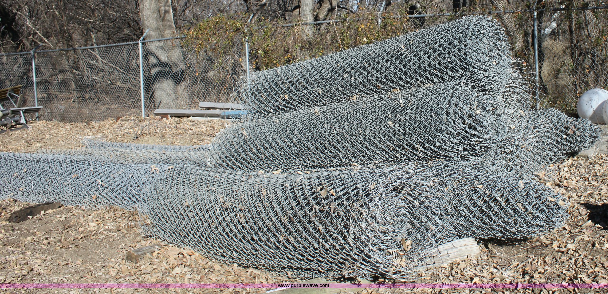 (11) rolls of 8'H chain link fence in Emporia, KS Item F9966 sold