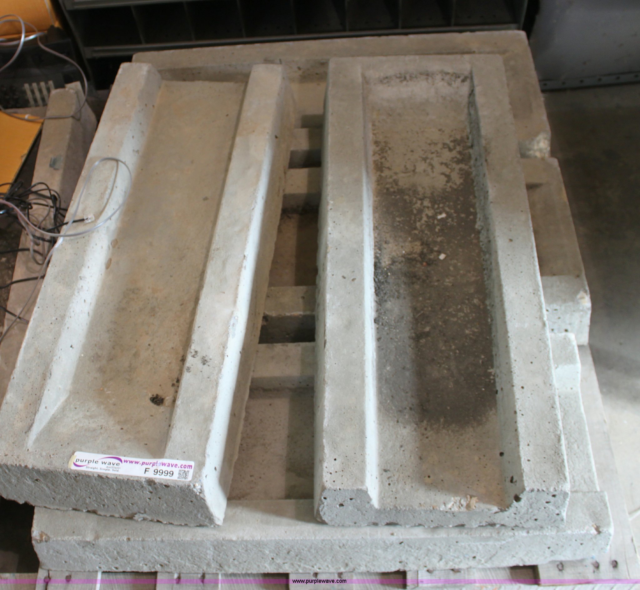 (6) concrete splash blocks in Hutchinson, KS Item F9999 sold Purple