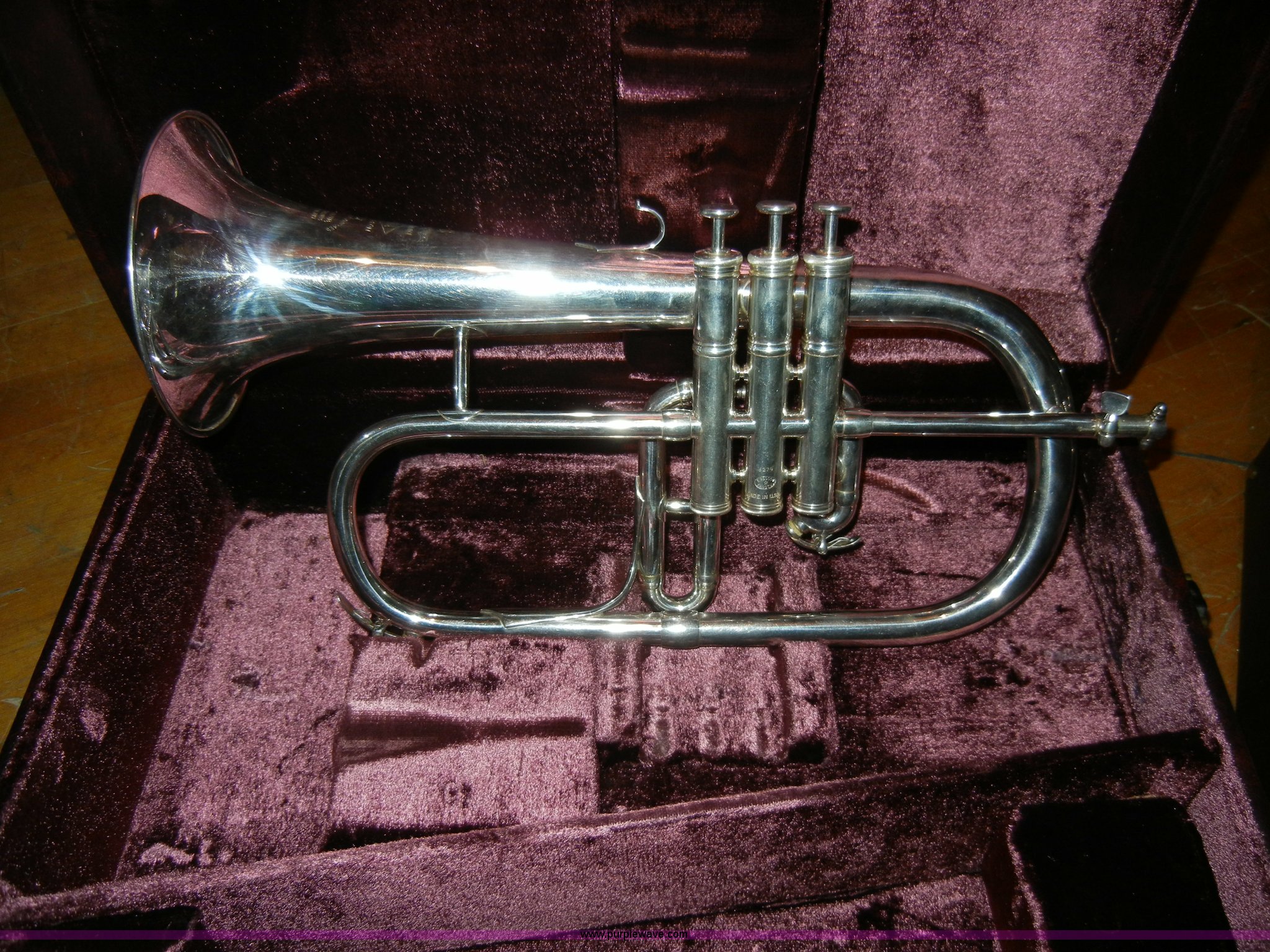 Meha flugelhorn with case in Silver Lake, KS Item J9334 sold Purple