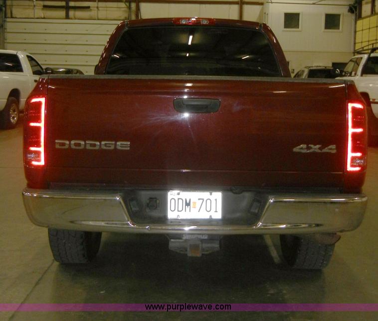 image for item A3447 2002 Dodge Ram 1500 SLT quad cab pickup truck Non-repairable certificate, parts only