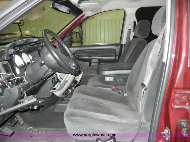 image for item A3447 2002 Dodge Ram 1500 SLT quad cab pickup truck Non-repairable certificate, parts only