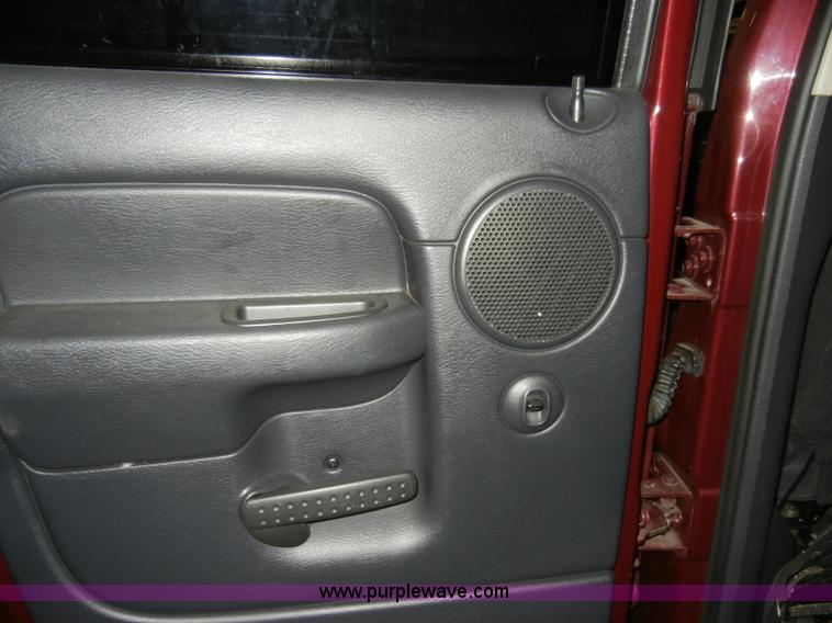 image for item A3447 2002 Dodge Ram 1500 SLT quad cab pickup truck Non-repairable certificate, parts only