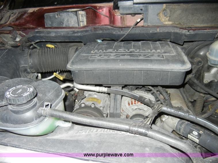 image for item A3447 2002 Dodge Ram 1500 SLT quad cab pickup truck Non-repairable certificate, parts only