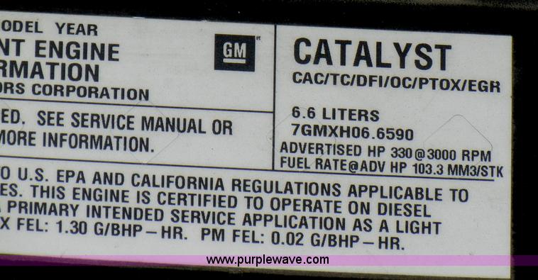 image for item A3448 2007 Chevrolet Kodiak C4500 four door truck cab and chassis