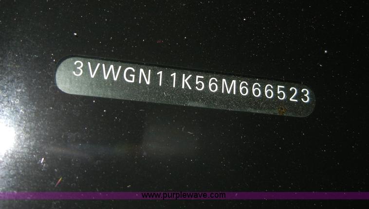 image for item A3450 2006 Volkswagen Bora Non-repairable certificate, parts only