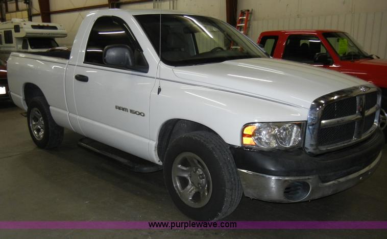image for item A3451 2004 Dodge Ram 1500 ST pickup truck Non-repairable certificate, parts only