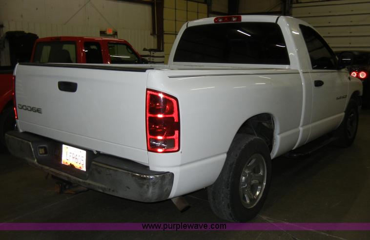 image for item A3451 2004 Dodge Ram 1500 ST pickup truck Non-repairable certificate, parts only