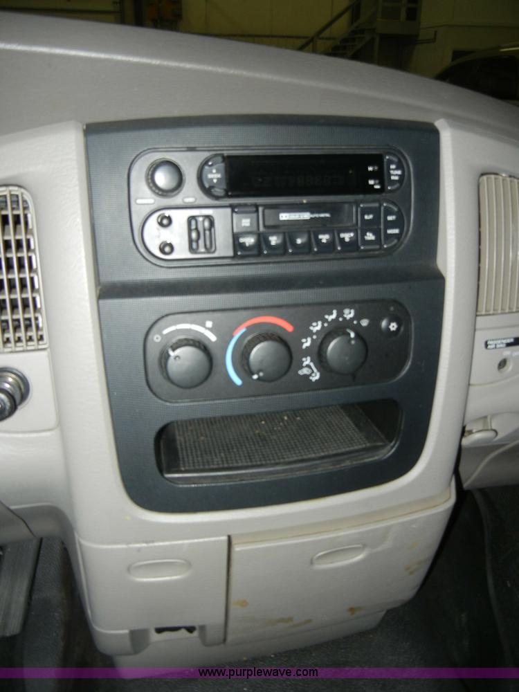 image for item A3451 2004 Dodge Ram 1500 ST pickup truck Non-repairable certificate, parts only