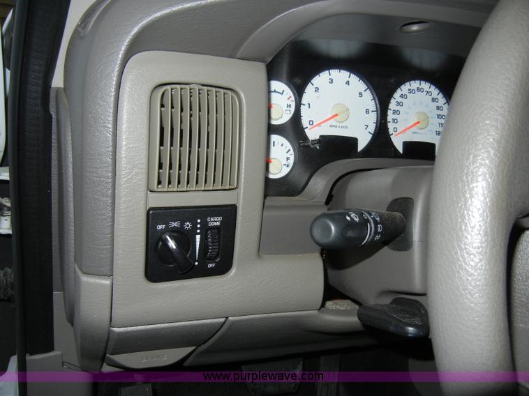 image for item A3451 2004 Dodge Ram 1500 ST pickup truck Non-repairable certificate, parts only