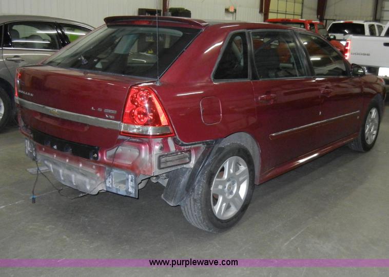 image for item A3452 2006 Chevrolet Malibu LT Maxx Non-repairable certificate, parts only