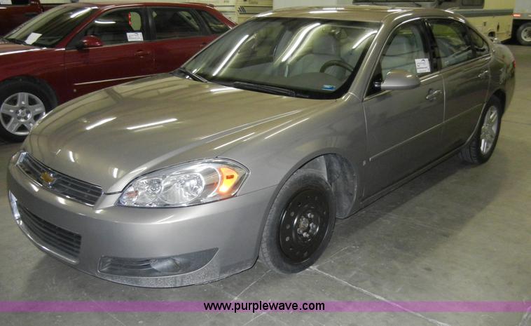 image for item A3453 2007 Chevrolet Impala LT Non-repairable certificate, parts only