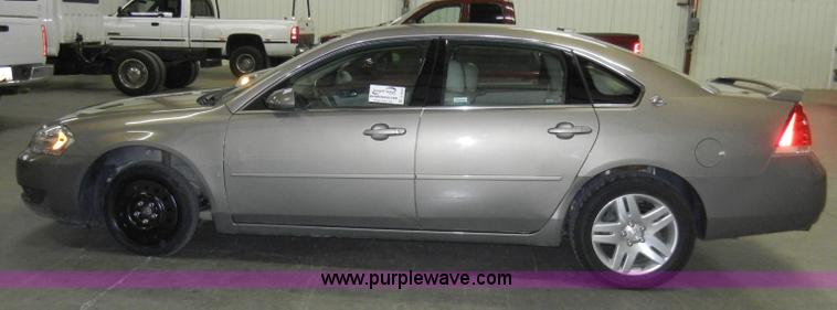 image for item A3453 2007 Chevrolet Impala LT Non-repairable certificate, parts only