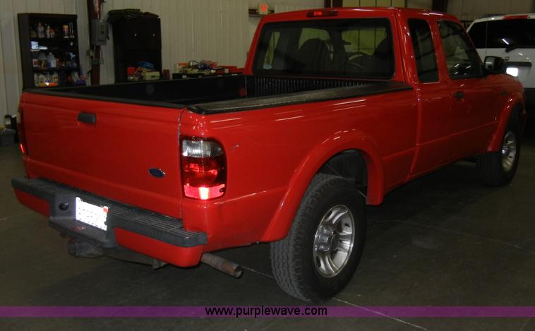 image for item A3454 2003 Ford Ranger Edge SuperCab pickup truck Non-repairable certificate, parts only