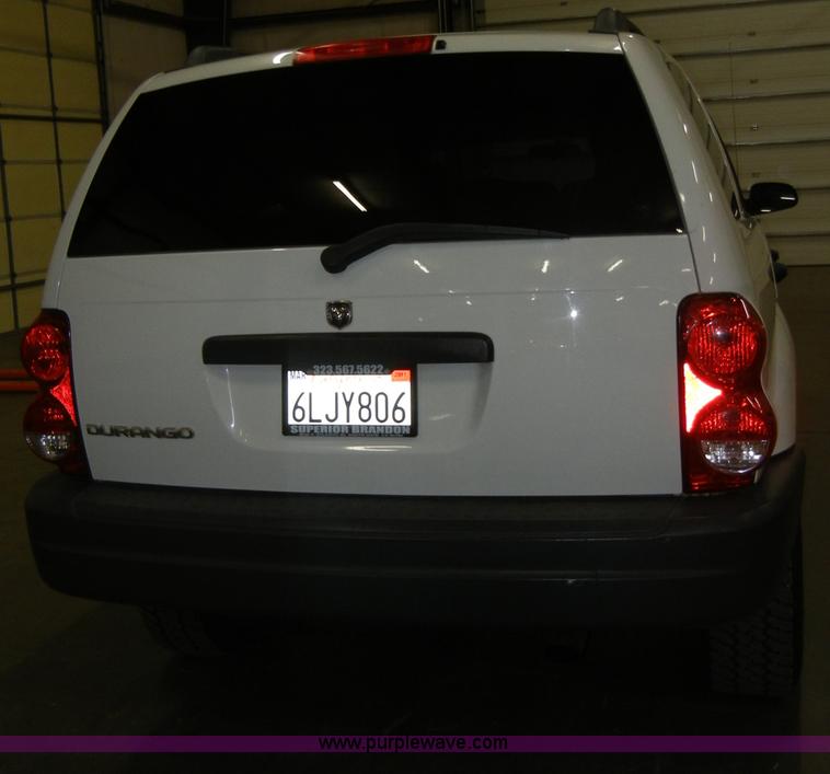 image for item A3455 2006 Dodge Durango SXT SUV Non-repairable certificate, parts only
