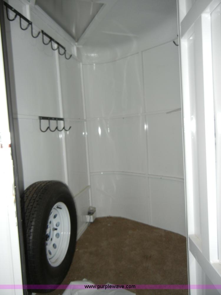 image for item A3456 2009 Trails West Adventure II 12' horse trailer