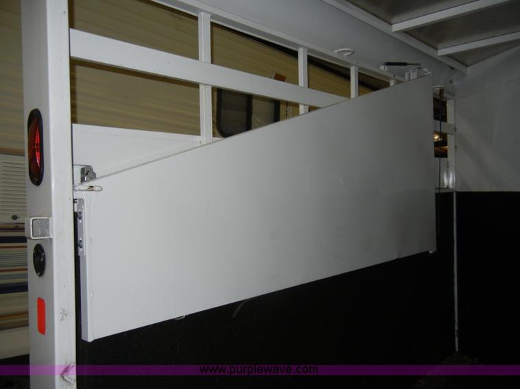 image for item A3456 2009 Trails West Adventure II 12' horse trailer