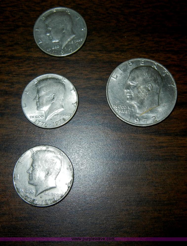 image for item J9352 (4) assorted U.S. coins