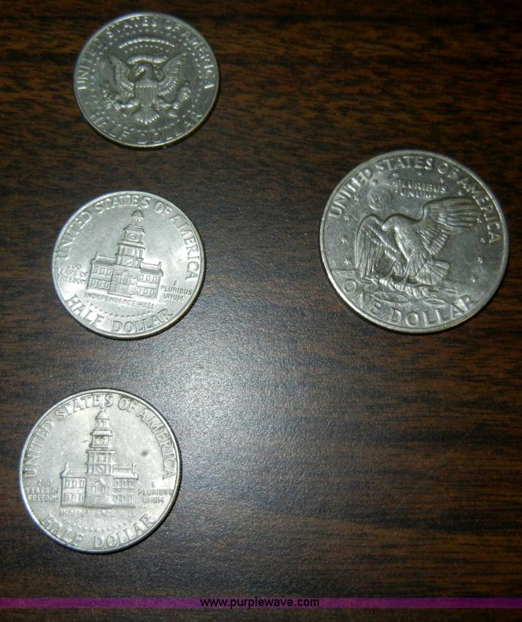 image for item J9352 (4) assorted U.S. coins