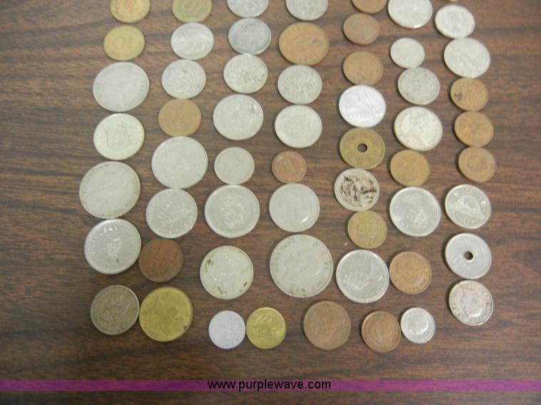 image for item J9357 Approximately 75 assorted foreign coins
