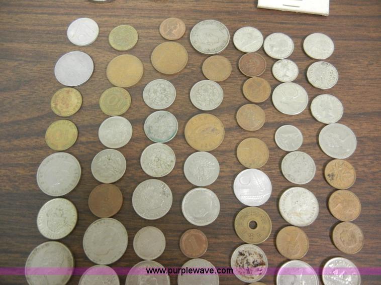 image for item J9357 Approximately 75 assorted foreign coins