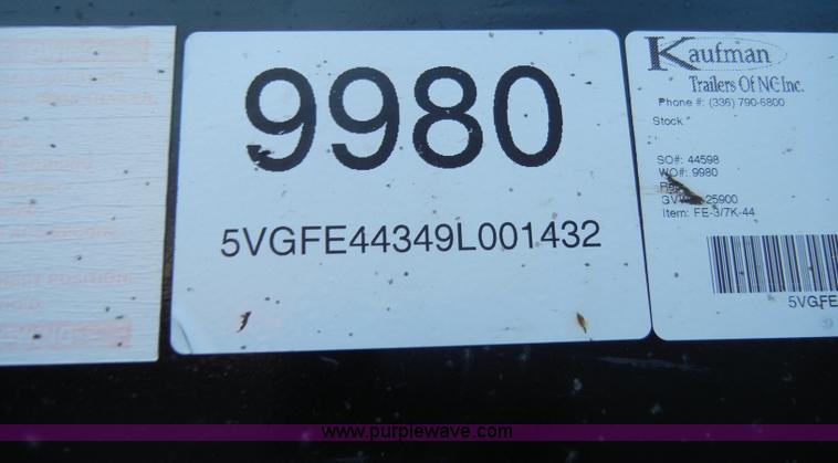 image for item A3438 2009 Kaufman Mini 5 43' five car hauler