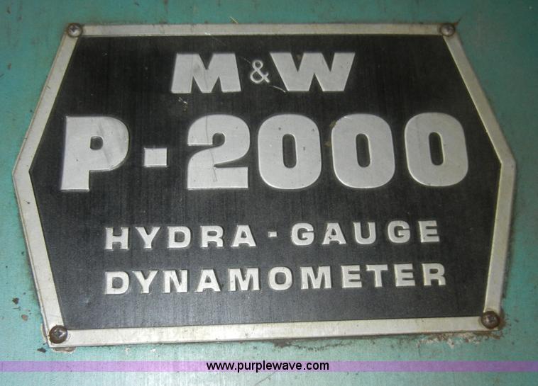 image for item A3463 M&W P2000 Hydra-Gauge dynamometer