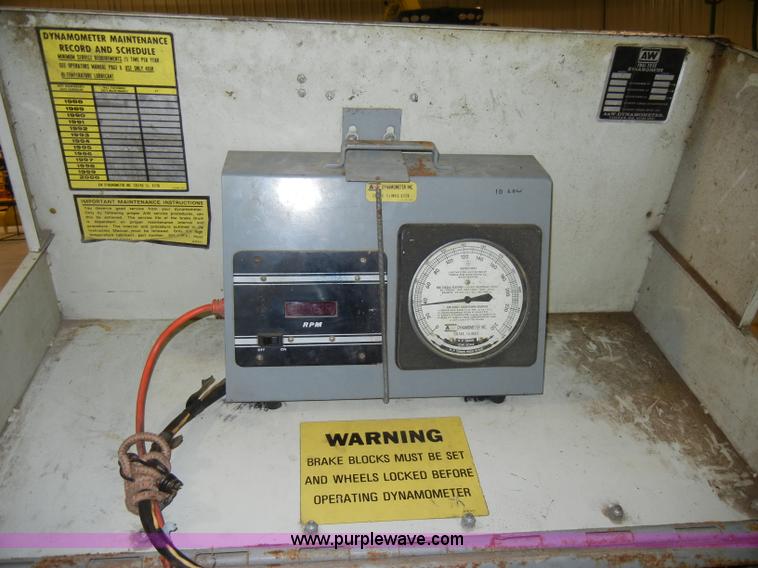 image for item A3464 A&W Tru-Test 375RB dynamometer