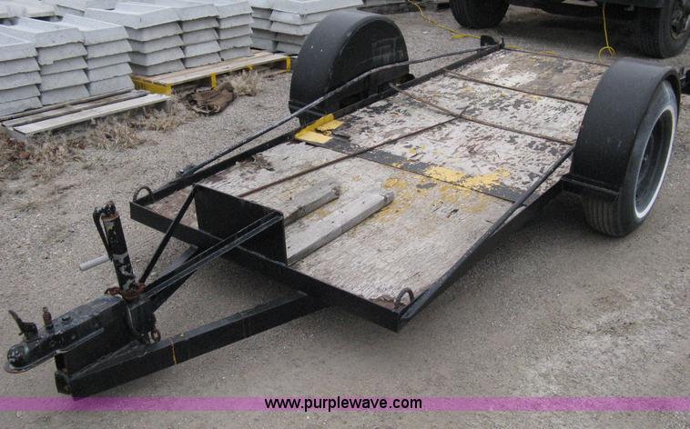 image for item A6031 Shop built utility trailer
