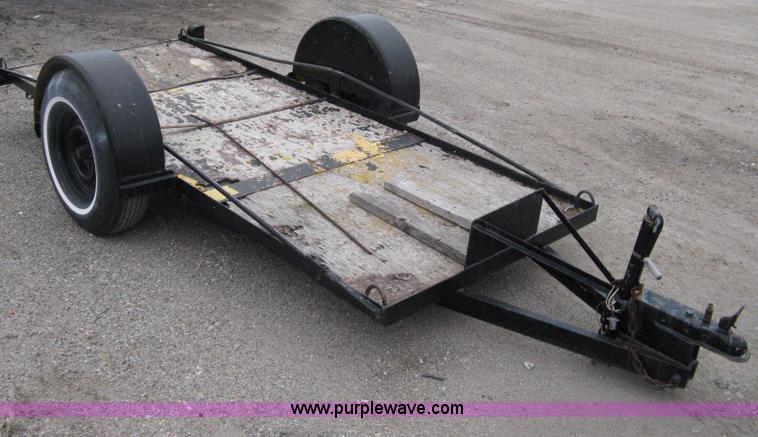 image for item A6031 Shop built utility trailer