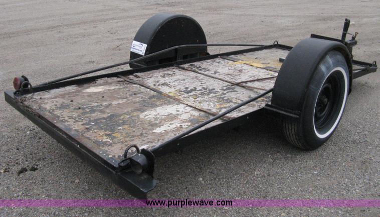 image for item A6031 Shop built utility trailer