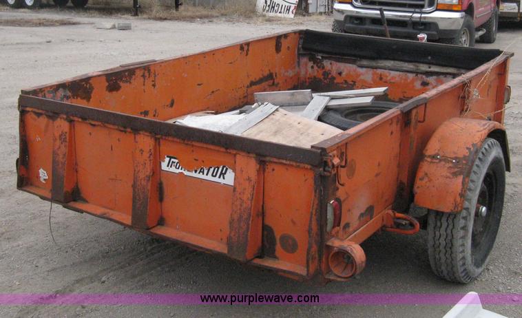 image for item A6032 Trailevator single axle trailer