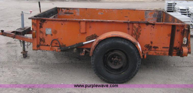 image for item A6032 Trailevator single axle trailer