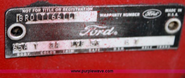 image for item A6637 1968 Ford Mustang