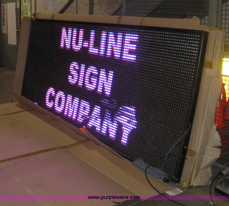 image for item B9655 LED exterior single face sign board