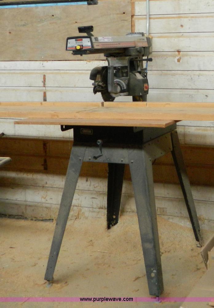 image for item C9491 Craftsman 10" radial arm saw