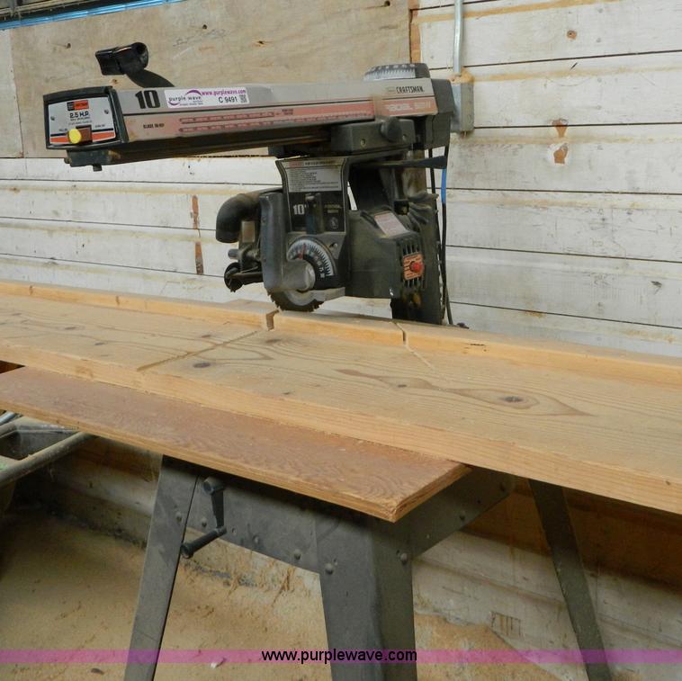 image for item C9491 Craftsman 10" radial arm saw