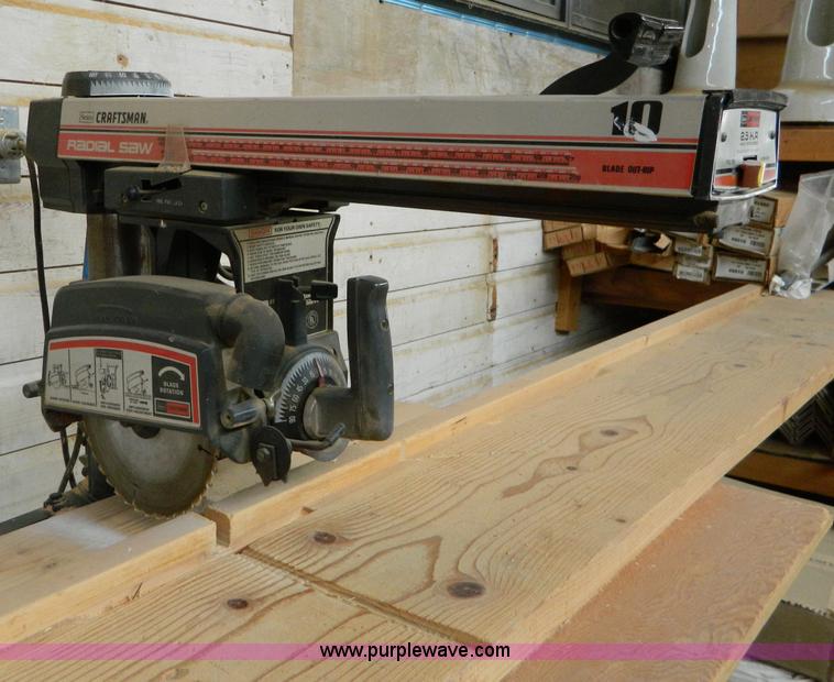 image for item C9491 Craftsman 10" radial arm saw