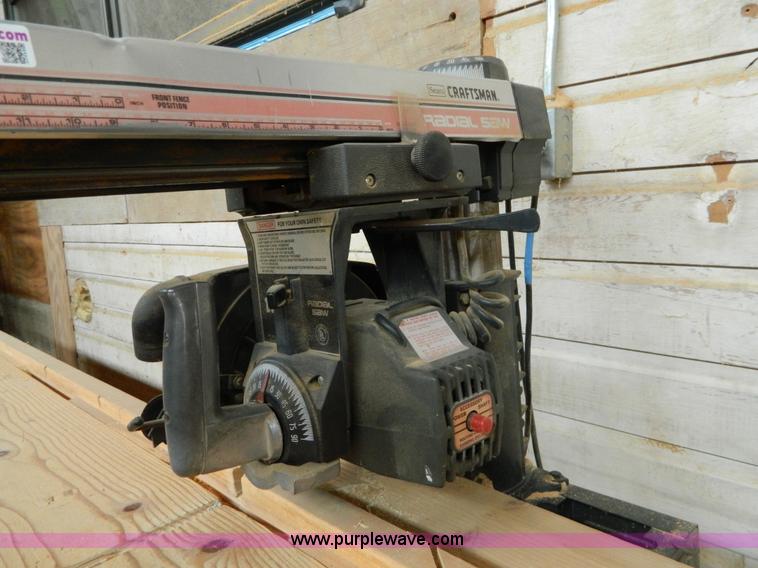 image for item C9491 Craftsman 10" radial arm saw