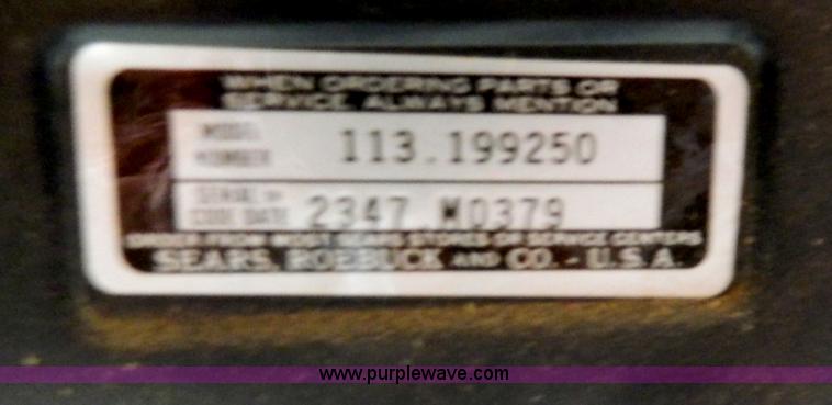 image for item C9491 Craftsman 10" radial arm saw