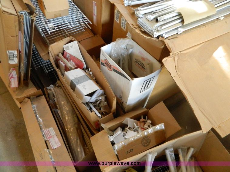 image for item C9498 Assorted new closet organizer materials