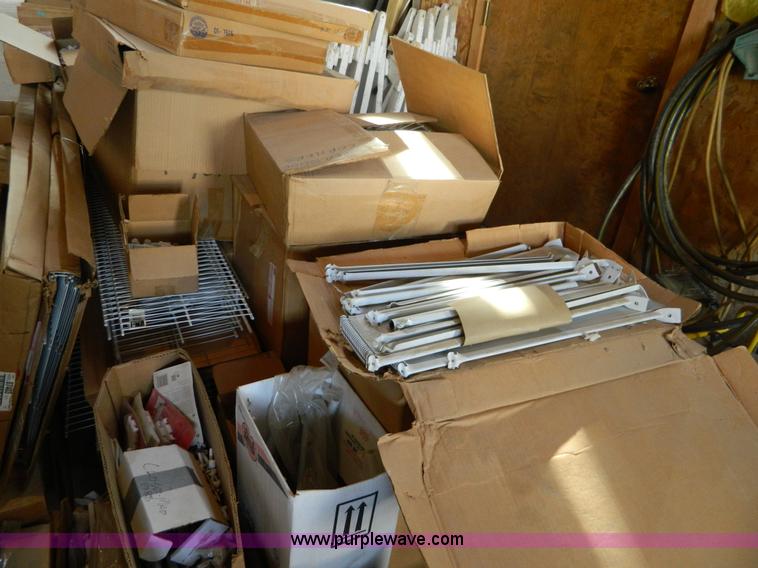 image for item C9498 Assorted new closet organizer materials