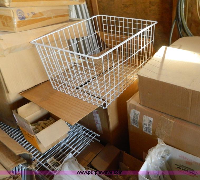 image for item C9498 Assorted new closet organizer materials