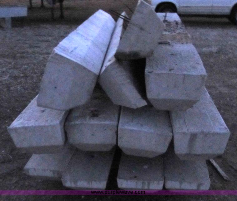 image for item D9291 (12) oversize precast concrete parking stops