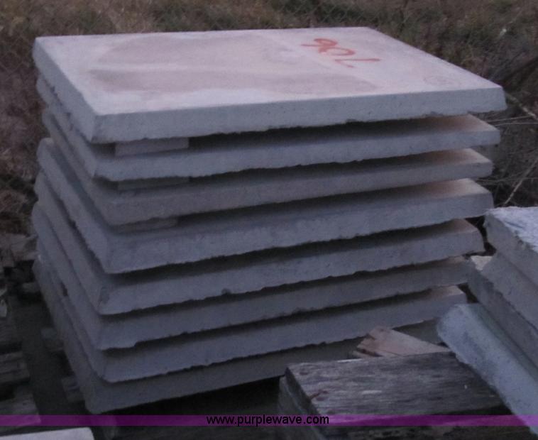 image for item D9295 Approximately 51 assorted precast concrete pads