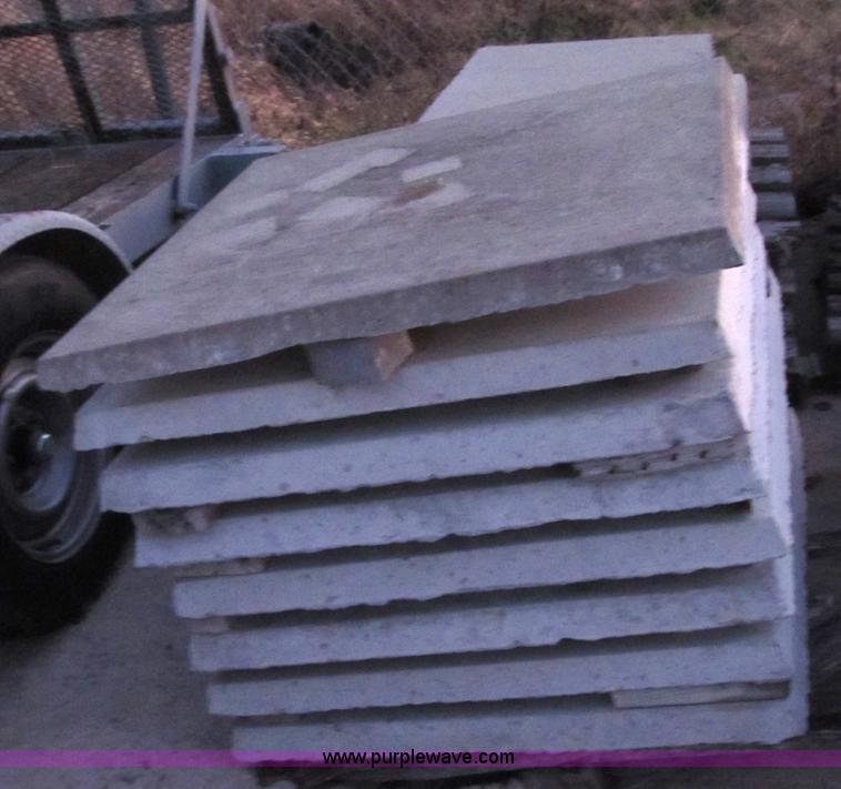 image for item D9295 Approximately 51 assorted precast concrete pads