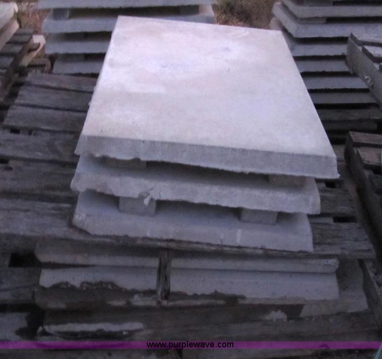 image for item D9295 Approximately 51 assorted precast concrete pads