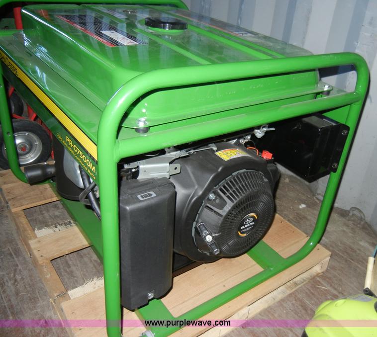 image for item J9326 John Deere PR-G7500M portable generator